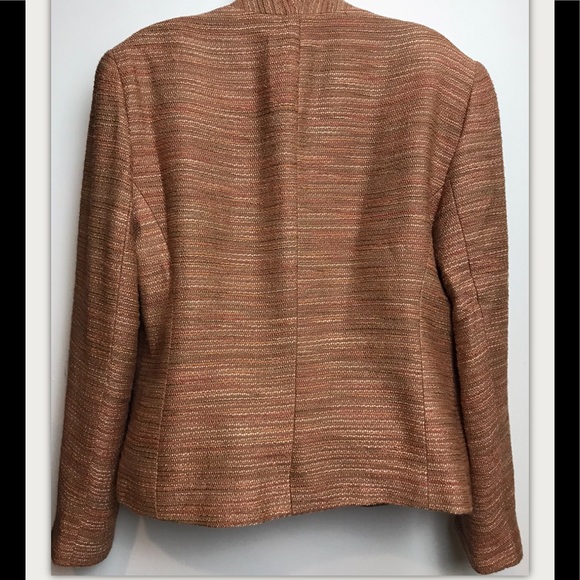 LAFAYETTE 148 Blazer Jacket Tweed Open Front - Picture 6 of 9